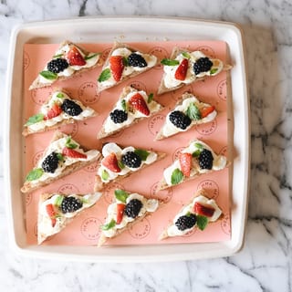 Whipped Ricotta + Berry Toast Platter