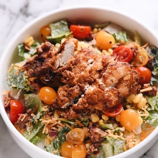 Pickle Chicken Bacon Ranch Salad