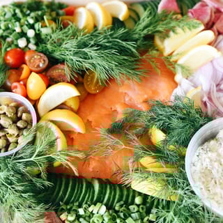 Large Smoked Salmon Platter